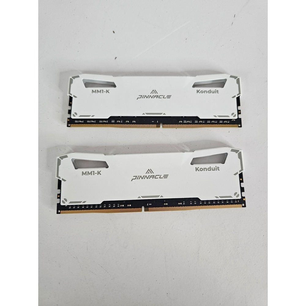 Pinnacle Konduit MM1-K White DDR4 3600MHz CL18 Desktop RAM Memory 32G (2X16GB)